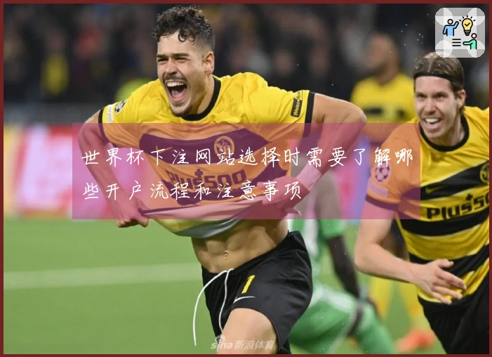 世界杯下注网站选择时需要了解哪些开户流程和注意事项