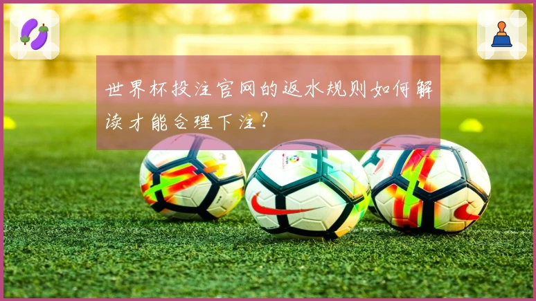 世界杯投注官网的返水规则如何解读才能合理下注？